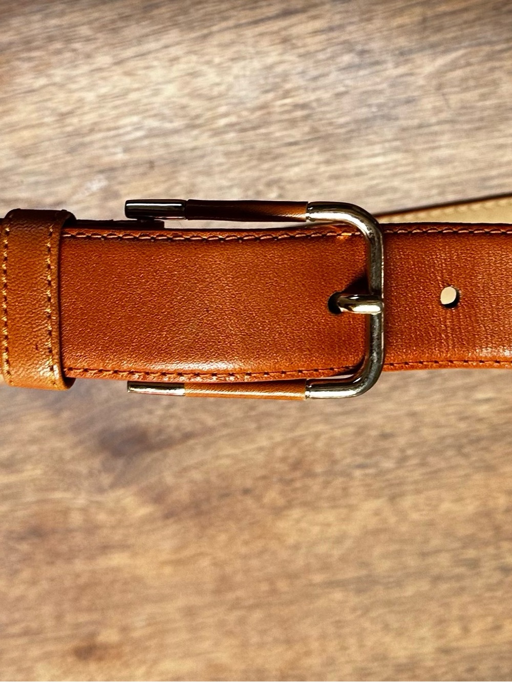 Christian Dior Ladies Belt with Gold Buckle